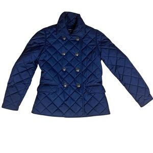Ralph Lauren Navy Quilted girl Jacket 12-14